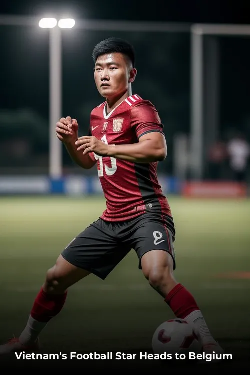 Vietnam’s Football Star Heads to Belgium